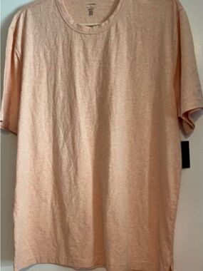 14th & Union Heather Peach Short Sleeve Crewneck Tee